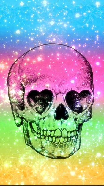 Res Girly Skull Galaxy I Created For The App Cocoppa Skull Pink