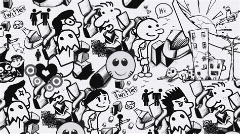 Cartoon Doodle Wallpapers Wallpaper Cave