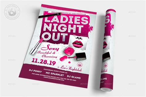 Girls Night Out Flyer Template By Lou606 Graphicriver