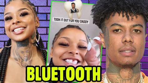 Chriseanrock Removes New Tooth Replace The Tooth With Blueface Face On
