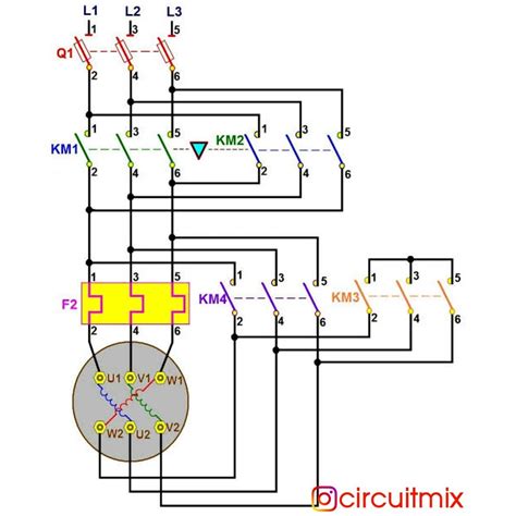 Star Delta Wiring Diagram Forward Reverse Wiring Digital And Schematic