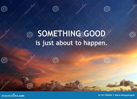 Something Good Life Living Day Typography Stock Photography