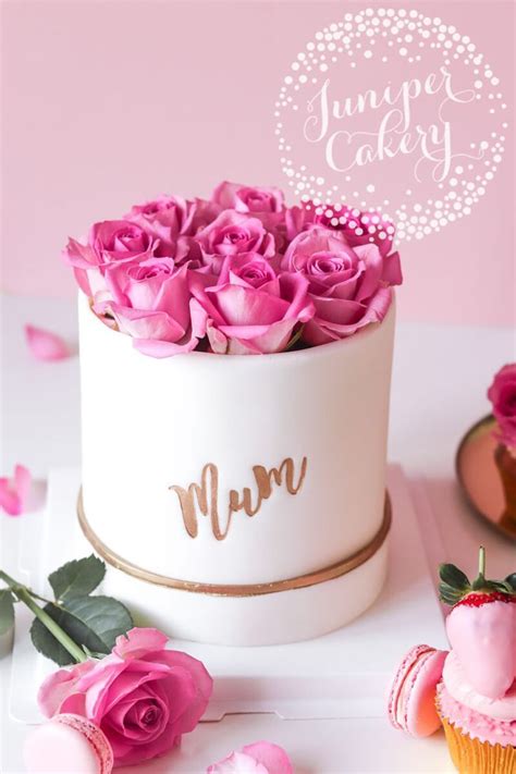 Wright brother's mother's day brunch box. Pretty Rose Hat Box Mother's Day Cake! - Juniper Cakery in ...