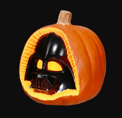 Star Wars 9 Darth Vader Light Up Pumpkin Halloween Prop Decoration