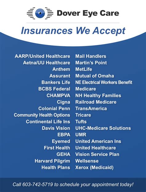 Insurance Plans We Accept