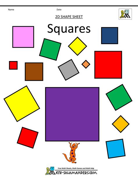 Squares Printable