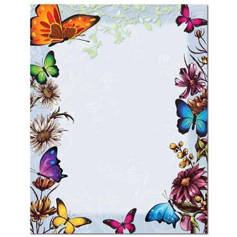 Butterfly Stationery Butterfly Invitation Paper