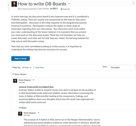 How To Save Your Discussion Board Thread For Your Brightspace EPortfolio Windows Babe Of
