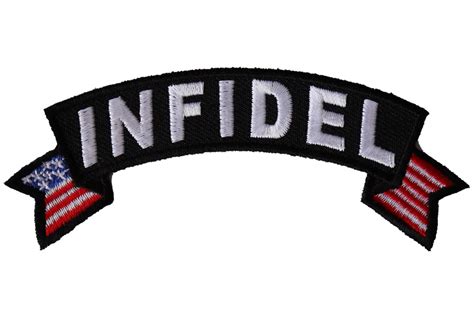 Infidel Small Flag Rocker Patch Thecheapplace