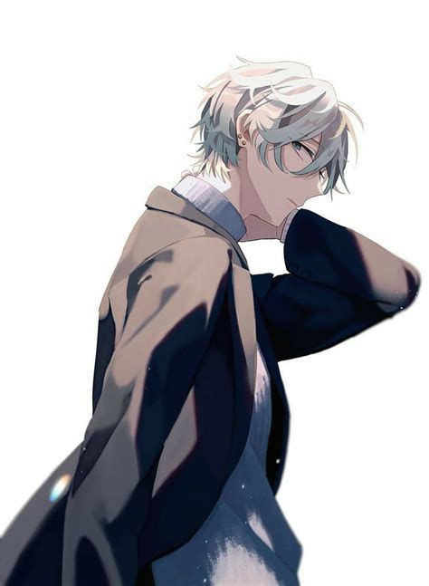 Maybe there's just something about the hair color that lends itself to the soft, feminine features of some of anime's most beautiful male specimens. Pin by Eşcinsel on OC ideas in 2020 | Anime white hair boy ...