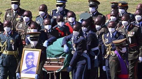 Kenneth Kaunda Memorial Held For Zambias First President Bbc News