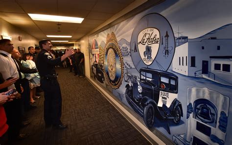 The New Mural In The La Habra Police Station Connects Departments Past