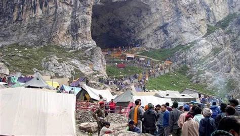Amarnath Yatra Suspended For Third Day Due To Bad Weather Conditions