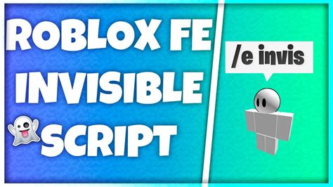 Roblox New Fe Invisibility Script Working Tools More Otosection