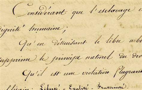 Archives pleins feux sur le décret de 1848 portant abolition de l