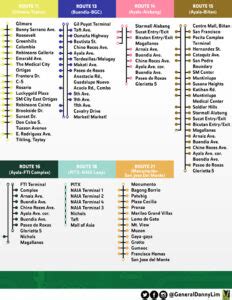 Download june 2021 calendar as html, excel xlsx, word docx, pdf or picture. GCQ Bus Routes in Metro Manila: List - NewstoGov