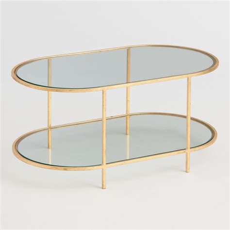 Ercol coffee table , blonde wood, ercol coffee table with magazine rack , wooden coffee table, rectangular coffee table, ercol, retro , mcm, softinteriordesigns. glass-gold-leaf-coffee-table-oval - Katie Considers