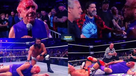 Ric Flairs Last Match Highlights Ric Flair Bloody Match Undertaker