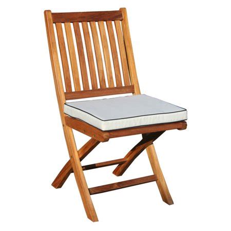 seas teak folding chair outdoor cushion walmartcom