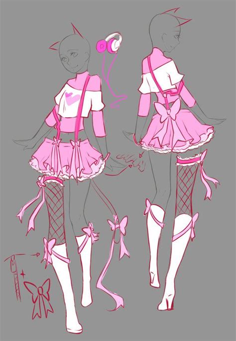 april commissions 4 by rika on deviantart drawing anime clothes dress