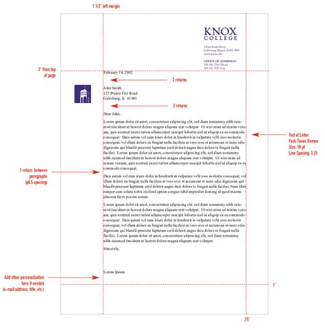 Tailor your cover letter to the job. Business Letter Template Line Spacing | Sample Business Letter
