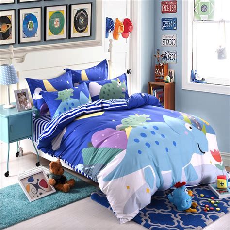 Also set sale alerts and shop exclusive offers only on shopstyle. Blue Dinosaur Comforter Set Twin Queen Size SJL | EBeddingSets