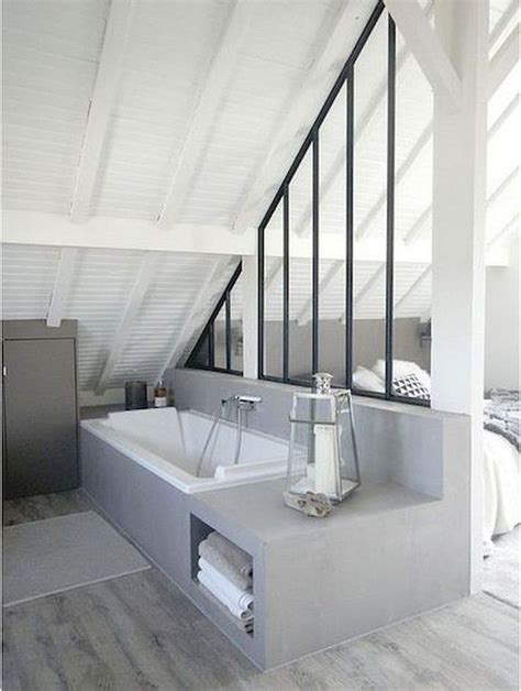 It is includes exploiting the spaces in our small attic. 35 Loft Bathroom Makeover Ideas on A Budget (With images) | Loft bathroom, Attic bedroom small ...