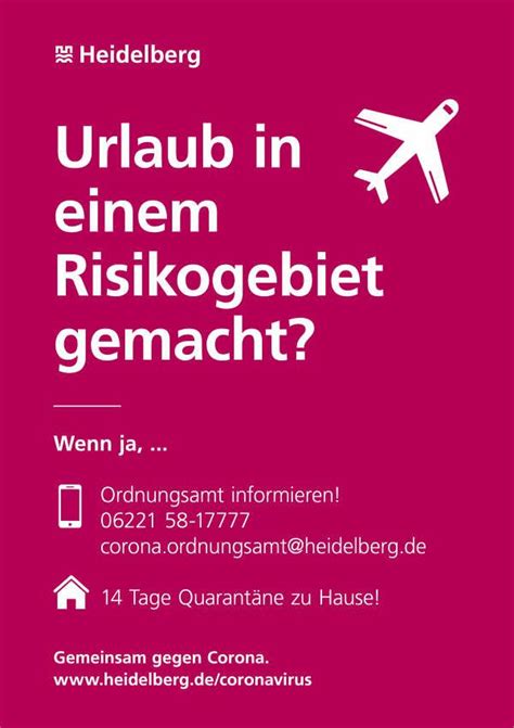 Maybe you would like to learn more about one of these? Heidelberg: Wichtige Hinweise für Reiserückkehrer aus ...