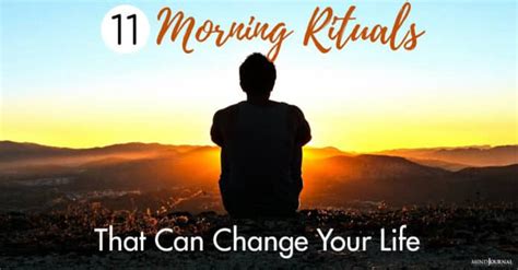 11 Morning Rituals That Can Change Your Life
