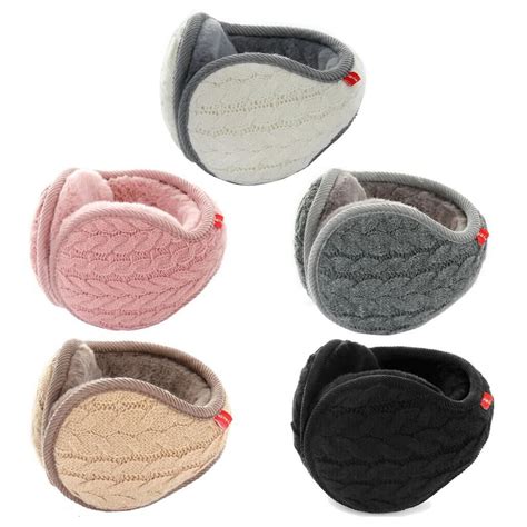 Winter Ear Muff Unisex Foldable Adjustable Collapsible Plush Cold