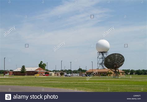 Doppler Weather Radar Norman Oklahoma Stock Photo