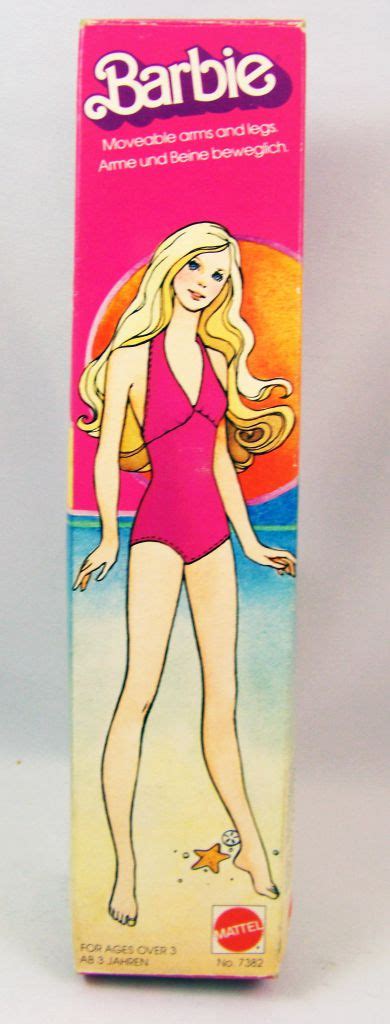 Barbie Pink Swim Suit Mattel 1975 Ref 7382