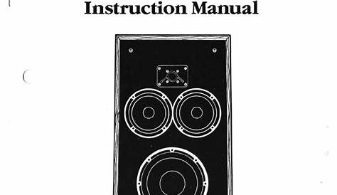 polk audio owm3 owner's manual