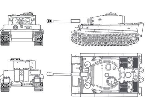 Tiger Tank Blueprints