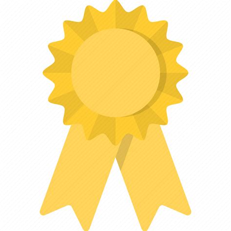 Award Place Ribbon Third Yellow Reward Icon Download On Iconfinder