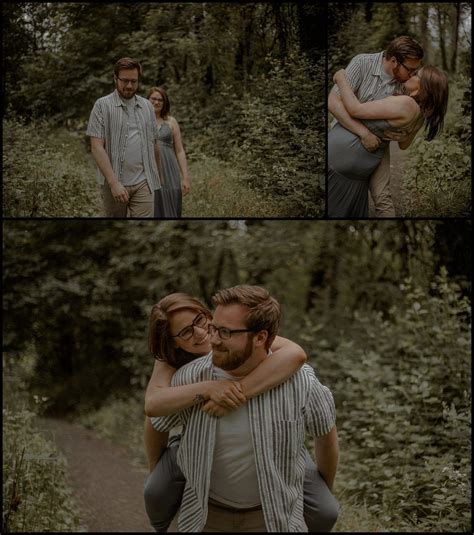 Oregon Forest Couples Session Eugene Or Rochelle Robnett