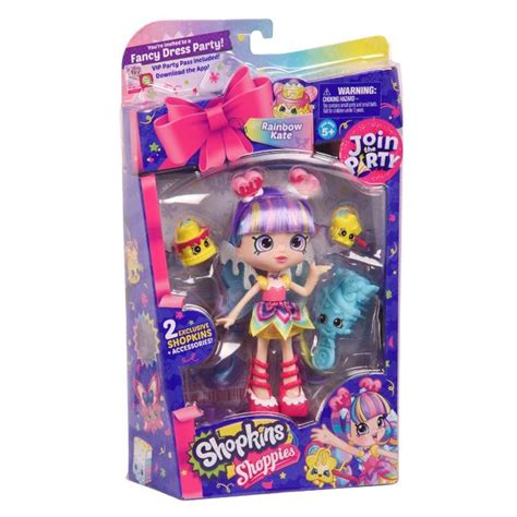 Buy Shopkins Shoppies Party W1 Themed Dolls Rainbow Kate Online In Uae