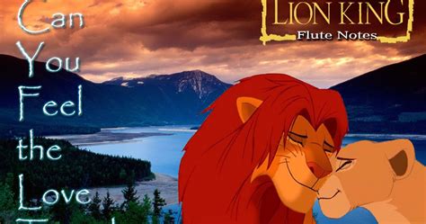Can You Feel The Love Tonight Lion King Ost Music Notes And Lyrics