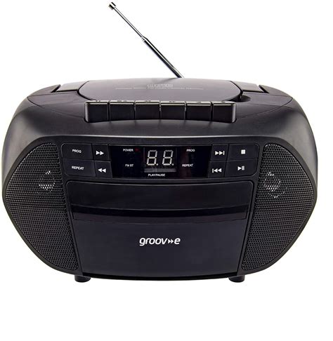 Buy Groov E Traditional Boombox Speaker Portable Cd And Cassette Player