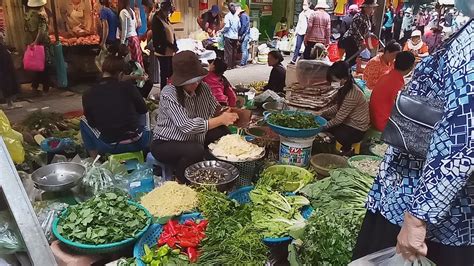 Grab a bite to eat. Natural Living In Cambodian Market - Daily Fresh Food In ...
