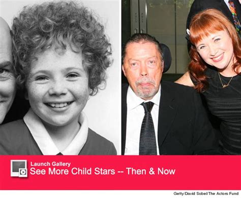 Annie Star Aileen Quinn Reunites With Costar Tim Curry 33 Years Later