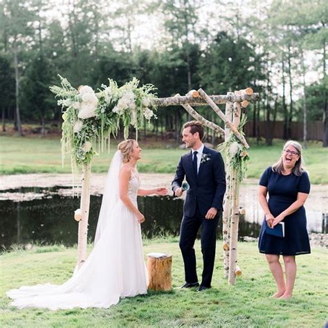 Justices of the peace play an important role in our judicial system. Wedding ceremonies are funny! . . . Photo @rachelbuckleyweddings Venue @williamallenfarm # ...