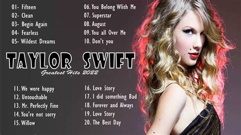 Taylor Swift Greatest hits full album Taylor Swift 컬렉션 최고의 노래 YouTube
