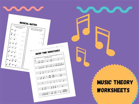 Basic Music Theory Worksheets Set 1 Worksheets Library