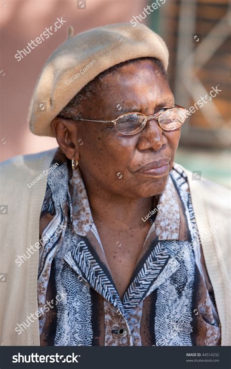 Old African Granny Glasses Outdoor Shot Stock Photo Shutterstock