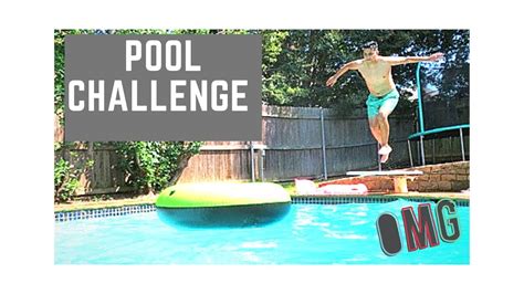 Swimming Pool Challenge Youtube