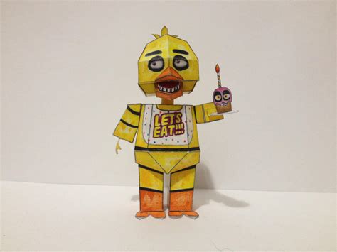 Fnaf Papercraft Chica The Chicken By Lettuce Boi On Deviantart