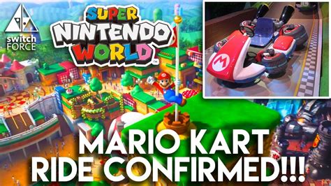 Real Life Mario Kart Ride Confirmed Super Nintendo World Universal
