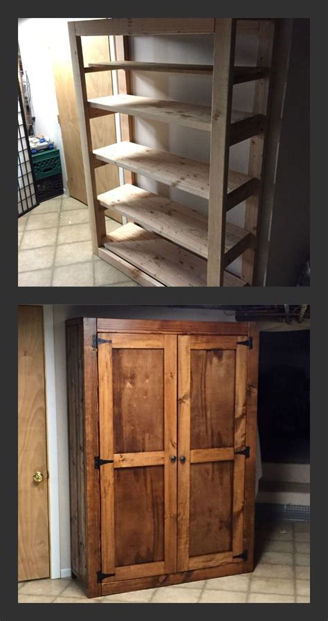 Freestanding Diy Pantry Cabinet A Freestanding Pantry For Small