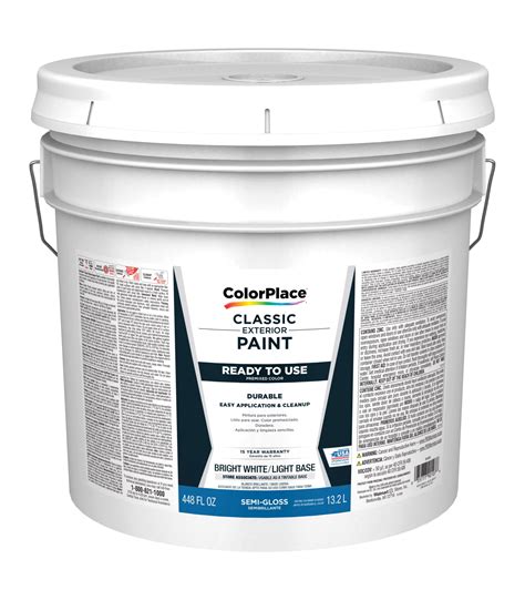 Buy Colorplace Classic Exterior House Paint Semi Gloss Bright